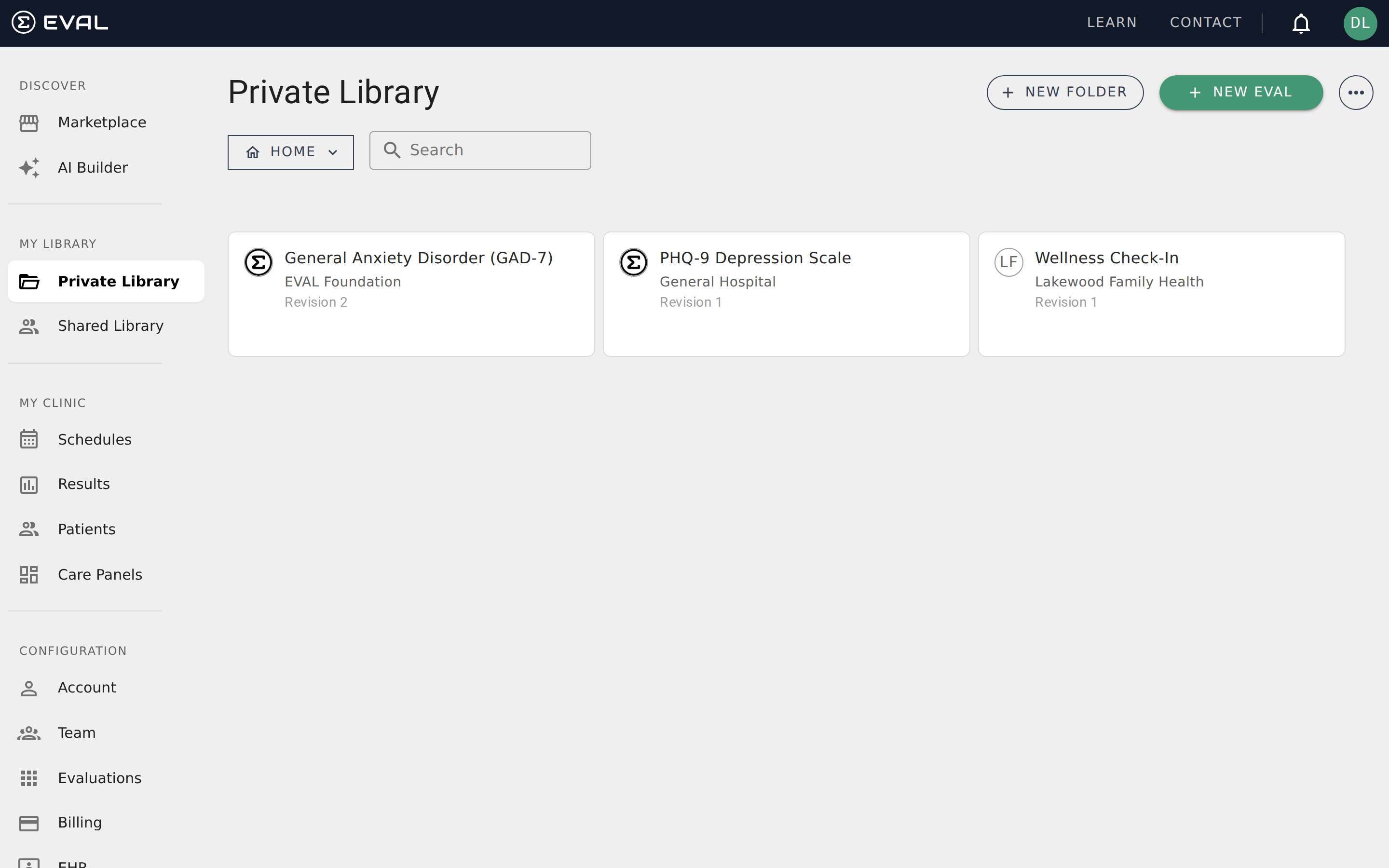 Library — Private Library Overview